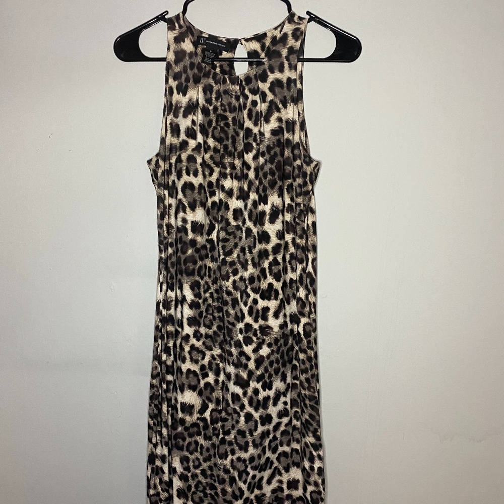 Animal Print Midi Dress